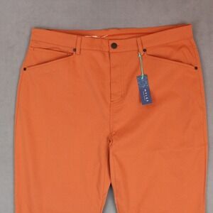 Myles Tour Pants Mens 40x32 Redwood Polyester 5 Pocket Golf Commuter Stretch